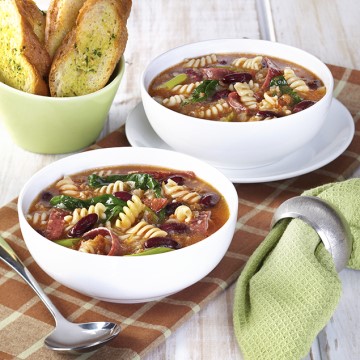 Red Bean Pasta Soup